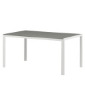 Table de jardin 150x90cm en aluminium FAUSTINE