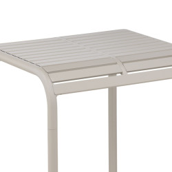 Table de jardin en aliminium 70x70cm ANGELE