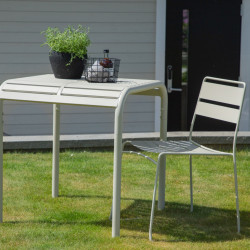 Table de jardin en aliminium 70x70cm ANGELE