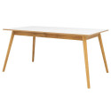 Table à manger rectangle scandinave-ZENIO-TR