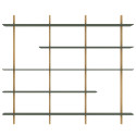 Grande étagère moderne en bois 190x224 SADIL