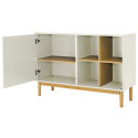 Buffet 130cm en bois avec placard et niche MARCEAU