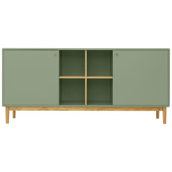 Buffet en bois 2 portes et niches 175cm MARCEAU