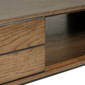 Table basse en bois avec niche et tiroir BLAZZERS