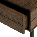 Table basse en bois avec niche et tiroir BLAZZERS