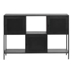 Buffet avec 3 portes 81x120cm de couleur noir DIARRA