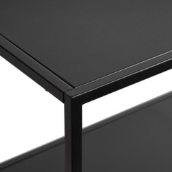 Buffet avec 2 portes 81x100cm de couleur noir FULGINI