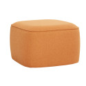 Pouf carré moderne en tissu ELIANO