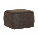 Pouf carré moderne en tissu ELIANO