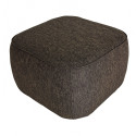 Pouf carré moderne en tissu ELIANO