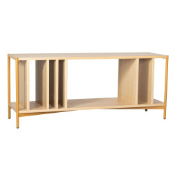 Buffet bas design en bois clair certifié ALANZO