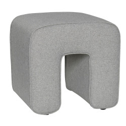 Pouf design contemporain en tissu GEMO