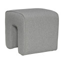 Pouf design en tissu 45x45cm GEMO