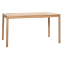 Table à manger minimaliste 140cm en bois certiifé BRUNALA