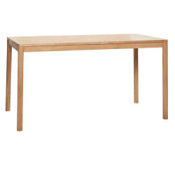 Table à manger minimaliste 140cm en bois certiifé BRUNALA