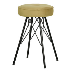 Tabouret 53cm en velours POLENE