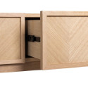 Console 3 tiroirs motif chevrons en bois PAMILA