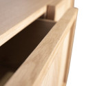 Console 3 tiroirs motif chevrons en bois PAMILA