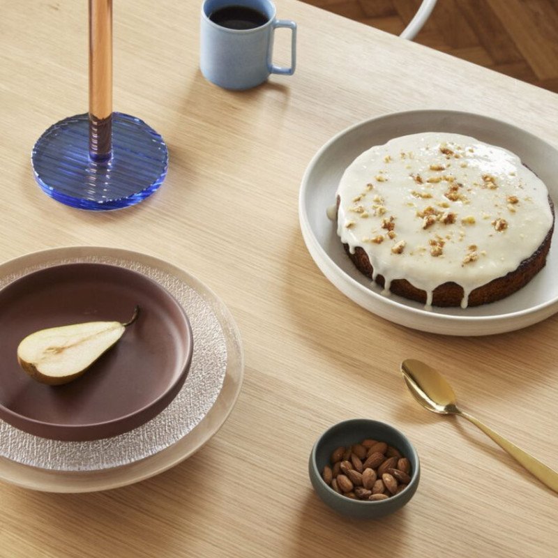 Table à manger rectangulaire minimaliste en bois AMBIKA