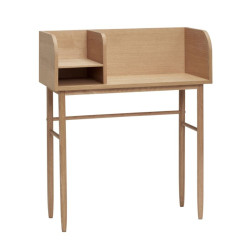 Bureau classique avec rangements en bois ARCHIE