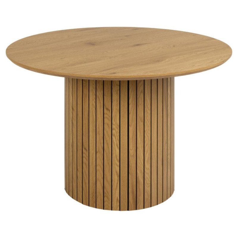 Table à manger en bois 120x75 ronde DJIMBA