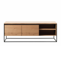 Meuble TV moderne en bois et métal 155cm APOLLO