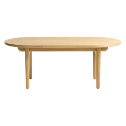 Table basse 70x130 cm en bois de couleur naturel DIALLO