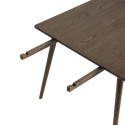 Table à manger en bois de couleur naturel 90x150 WEMBAN