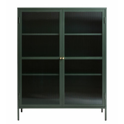 Armoire en verre et en métal 140cm DOREMIEU