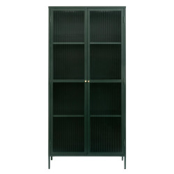 Armoire en verre et en métal 8 carrés 190cm SOHAIB