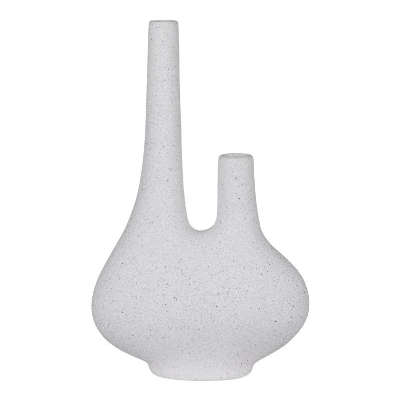 Vase moderne en céramique blanche KERAMO