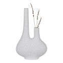 Vase moderne en céramique blanche KERAMO