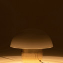 Lampe champignon 40cm en métal doré et blanc MUFF