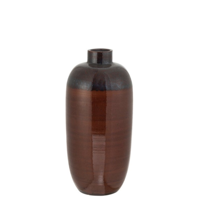 Vase 73cm en céramique marron MEDINE