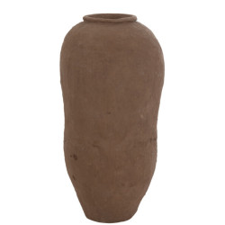 Vase 96cm effet terre cuite marron ZAFIO