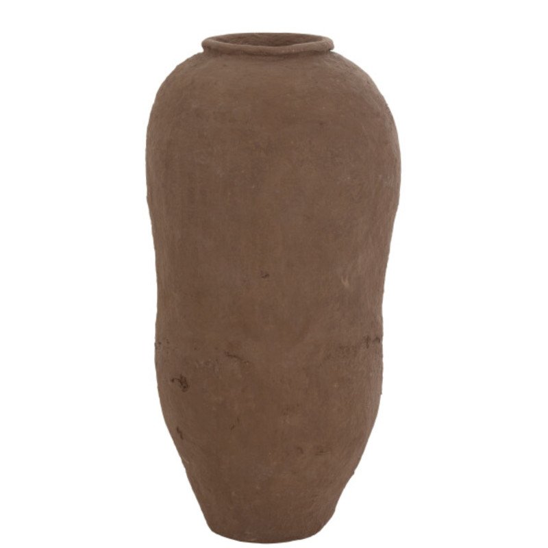 Vase 96cm effet terre cuite marron ZAFIO