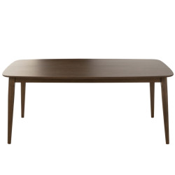 Table à manger rectangulaire 180x100cm en bois TAJIA