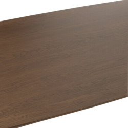 Table à manger rectangulaire 180x100cm en bois TAJIA
