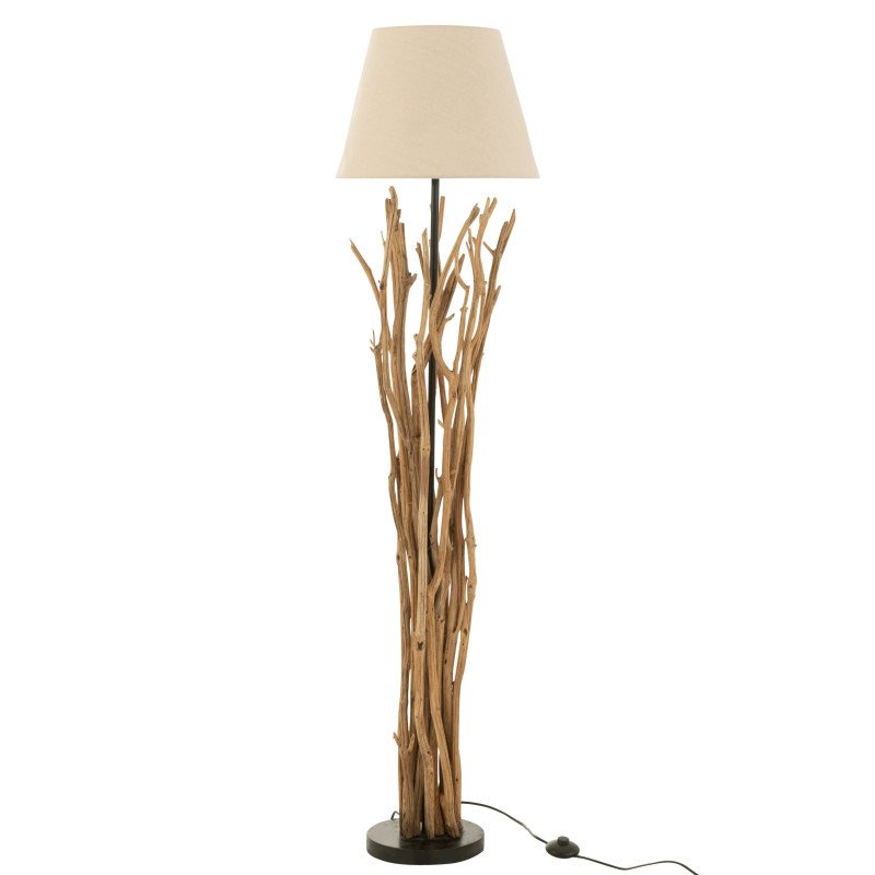 Lampadaire branches en bois SYRAH