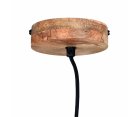 Lampe suspendue en bois de mangier MANGO - Label 51