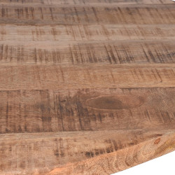 Table basse design industriel bois et metal COOPER - Label 51