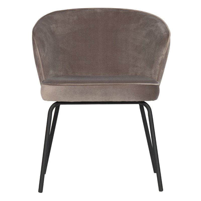 Chaises modernes en velours HASH
