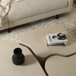 Table basse moderne beige OLYA