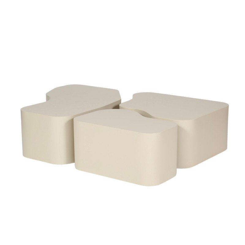 Table basse moderne beige OLYA