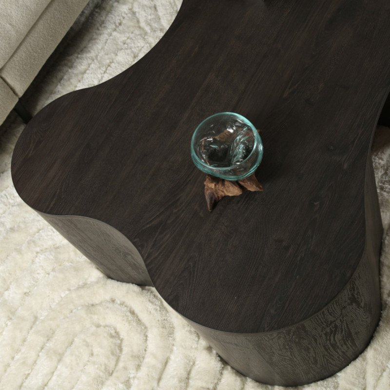 Table basse en bois abstraite LAVOA