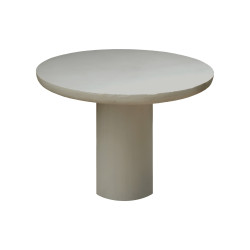 Table à manger ronde 115 cm en enduit STROYA