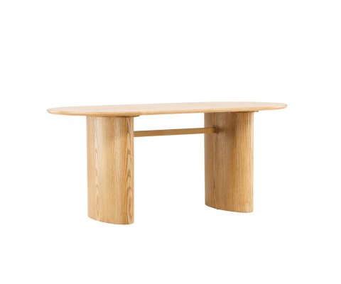 Table salle à manger ovale en bois ISOLY