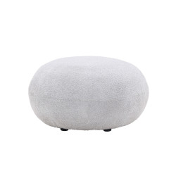 Pouf en tissu polaire BOLIVA