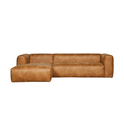 Canapé d'angle gauche cuir BEAN