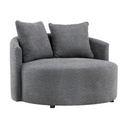 Fauteuil relax en tissu polaire KYLIO